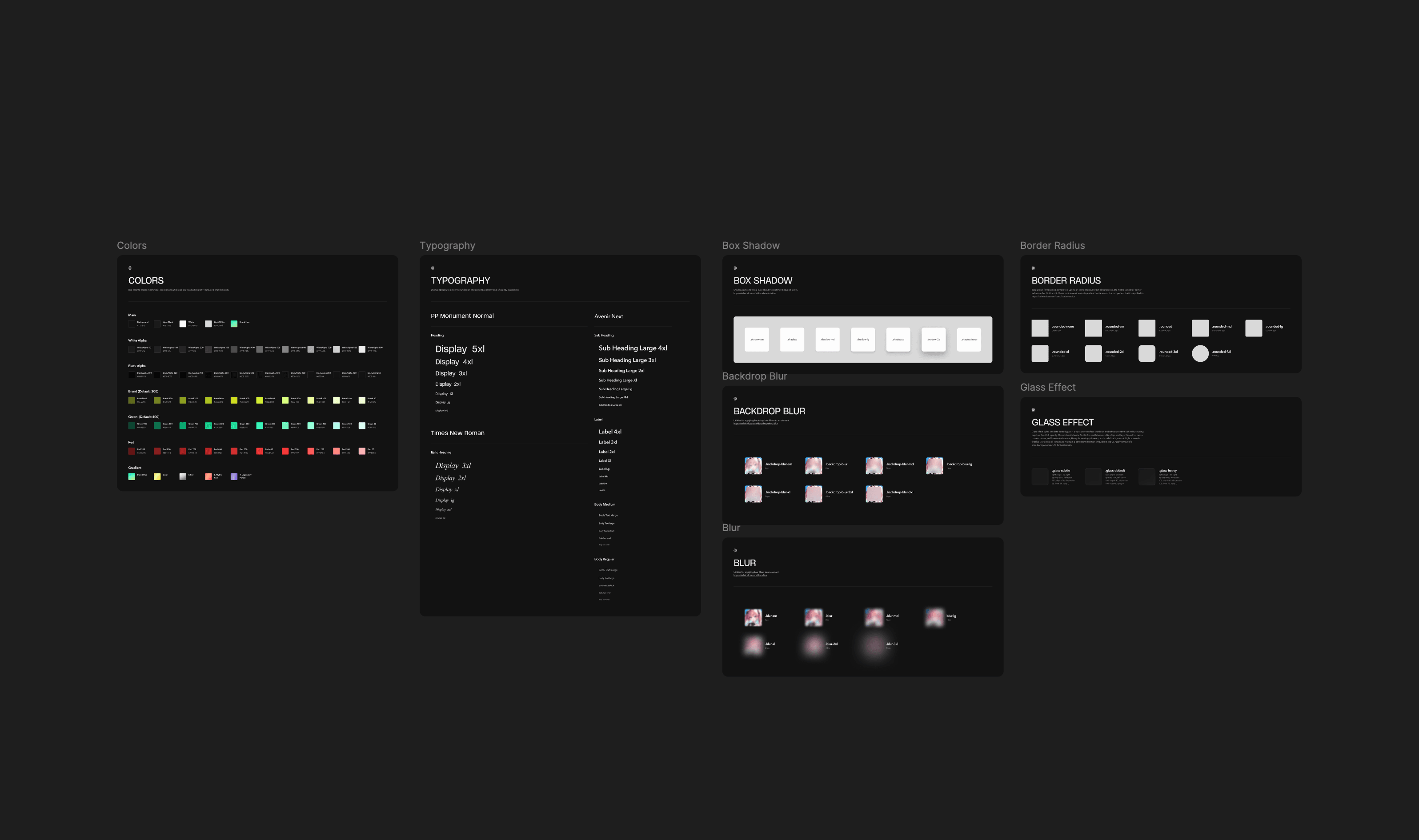 Ava Studio design system overview