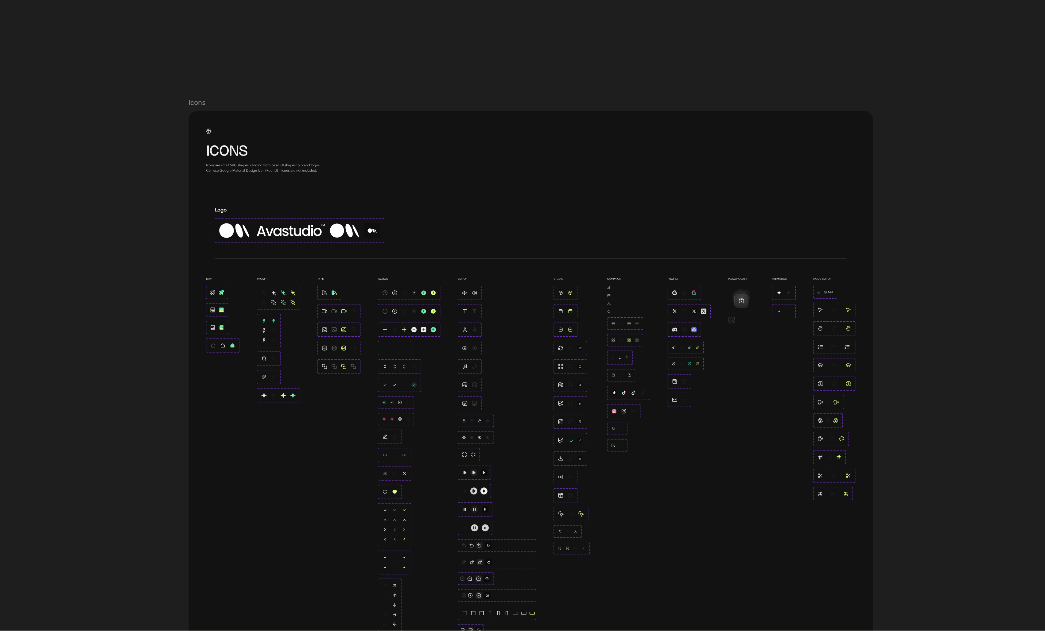 Component library and tokens