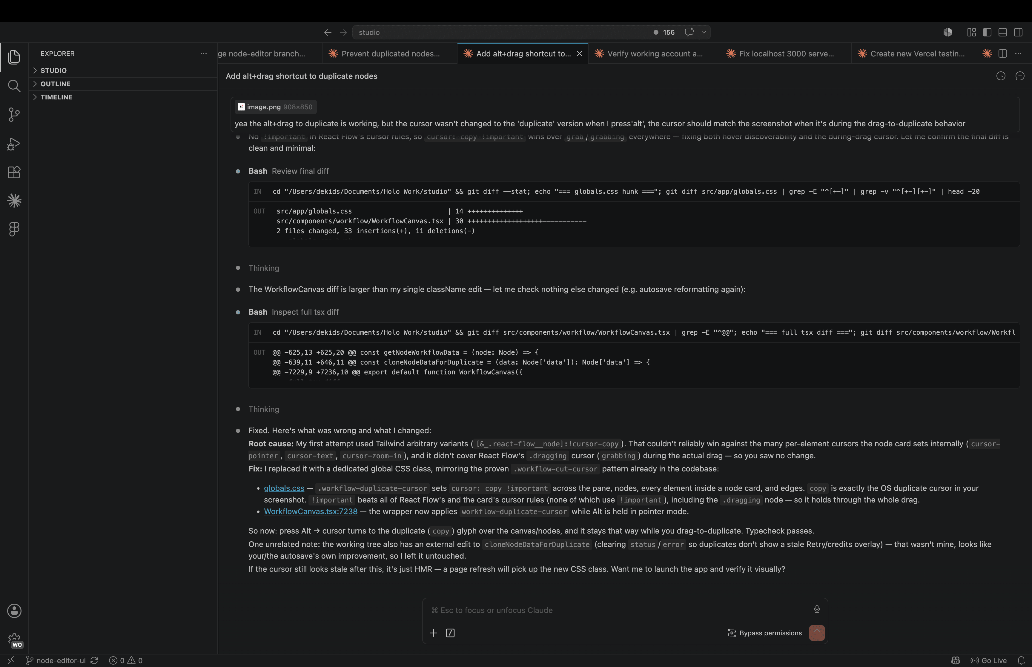 AI-native, code-first iteration workflow