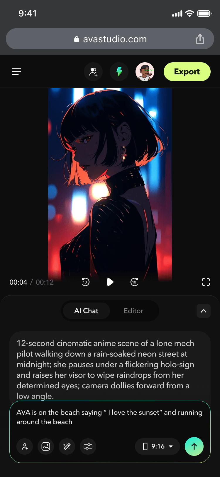 V1 — Mobile Version screen 2