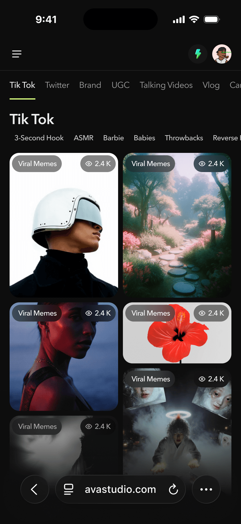 V2 — Mobile Version screen 3