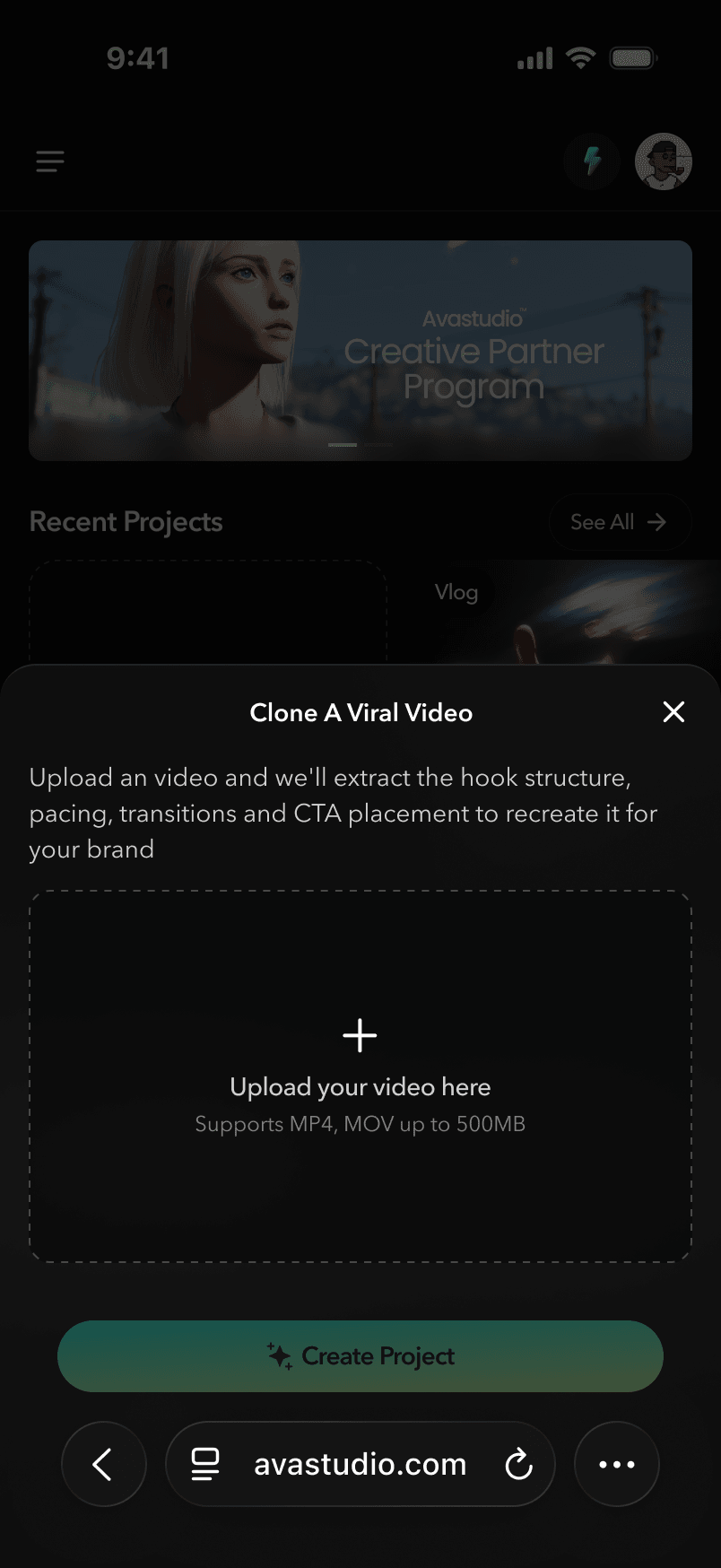 V2 — Mobile Version screen 4