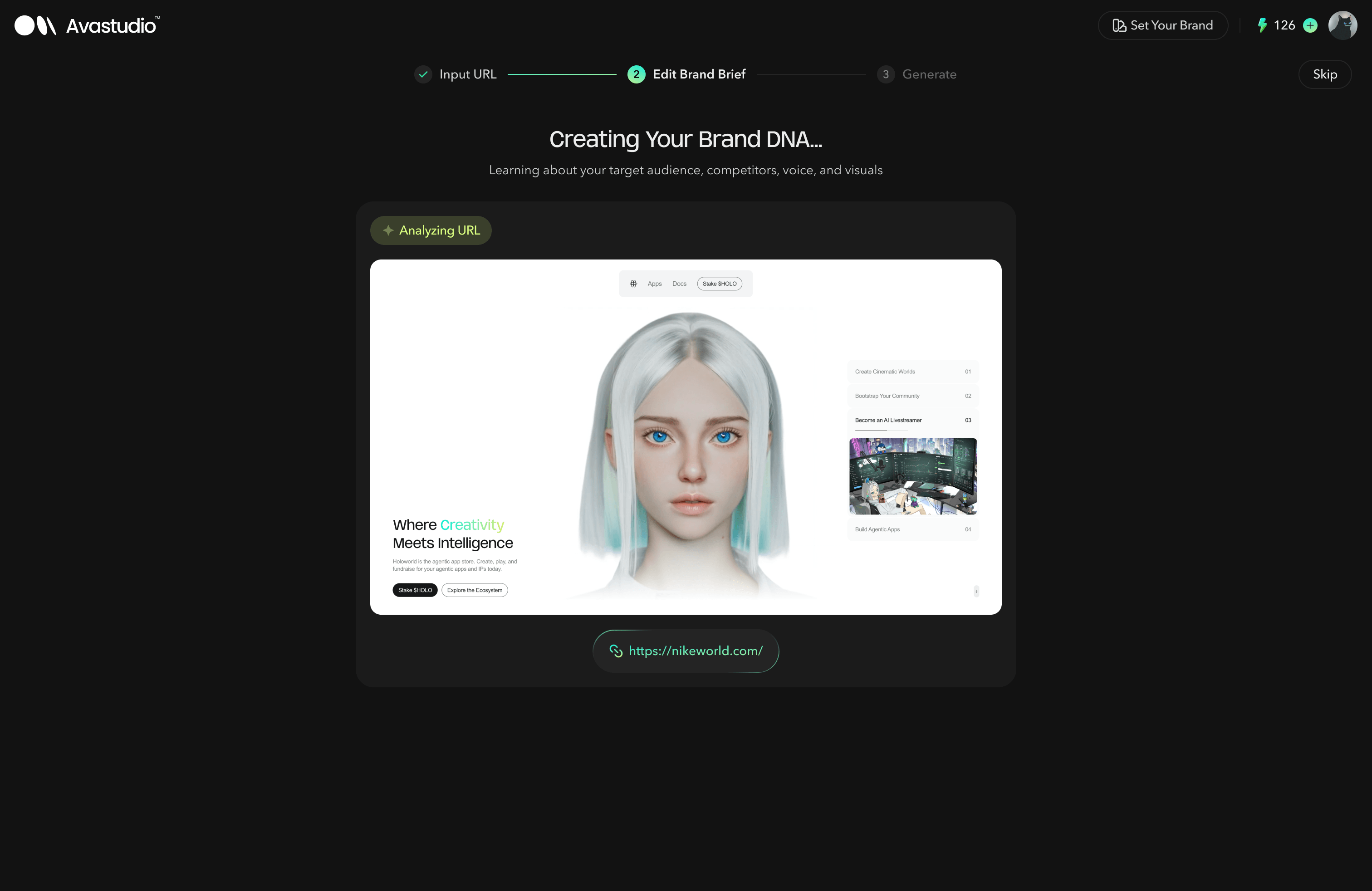 V2 template-first onboarding
