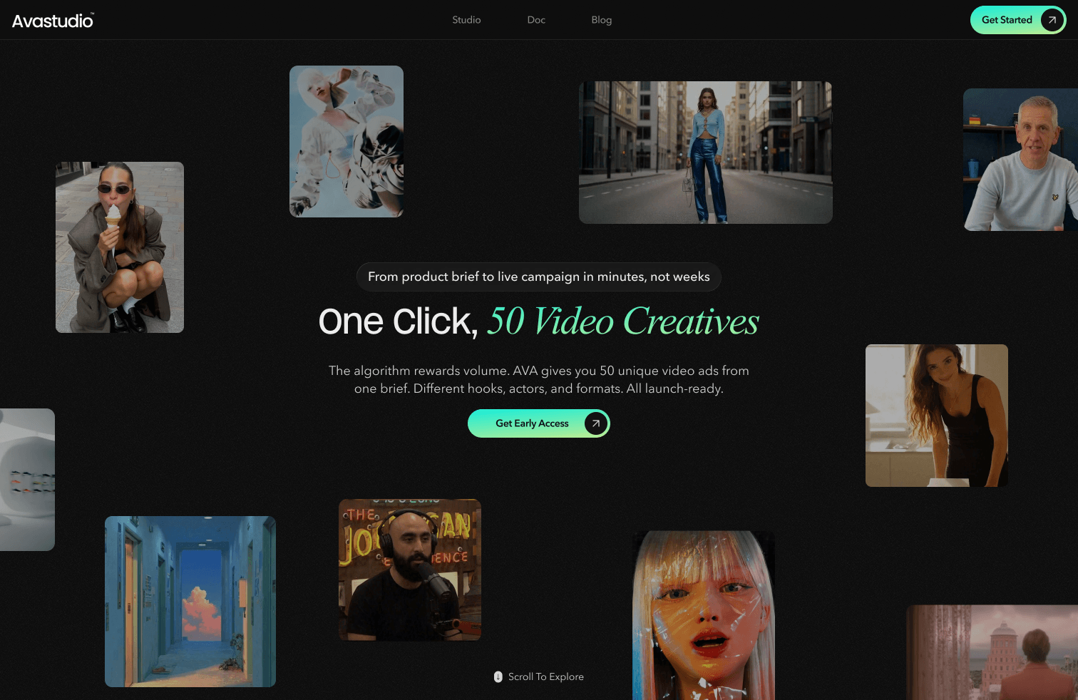 Ava Studio — website