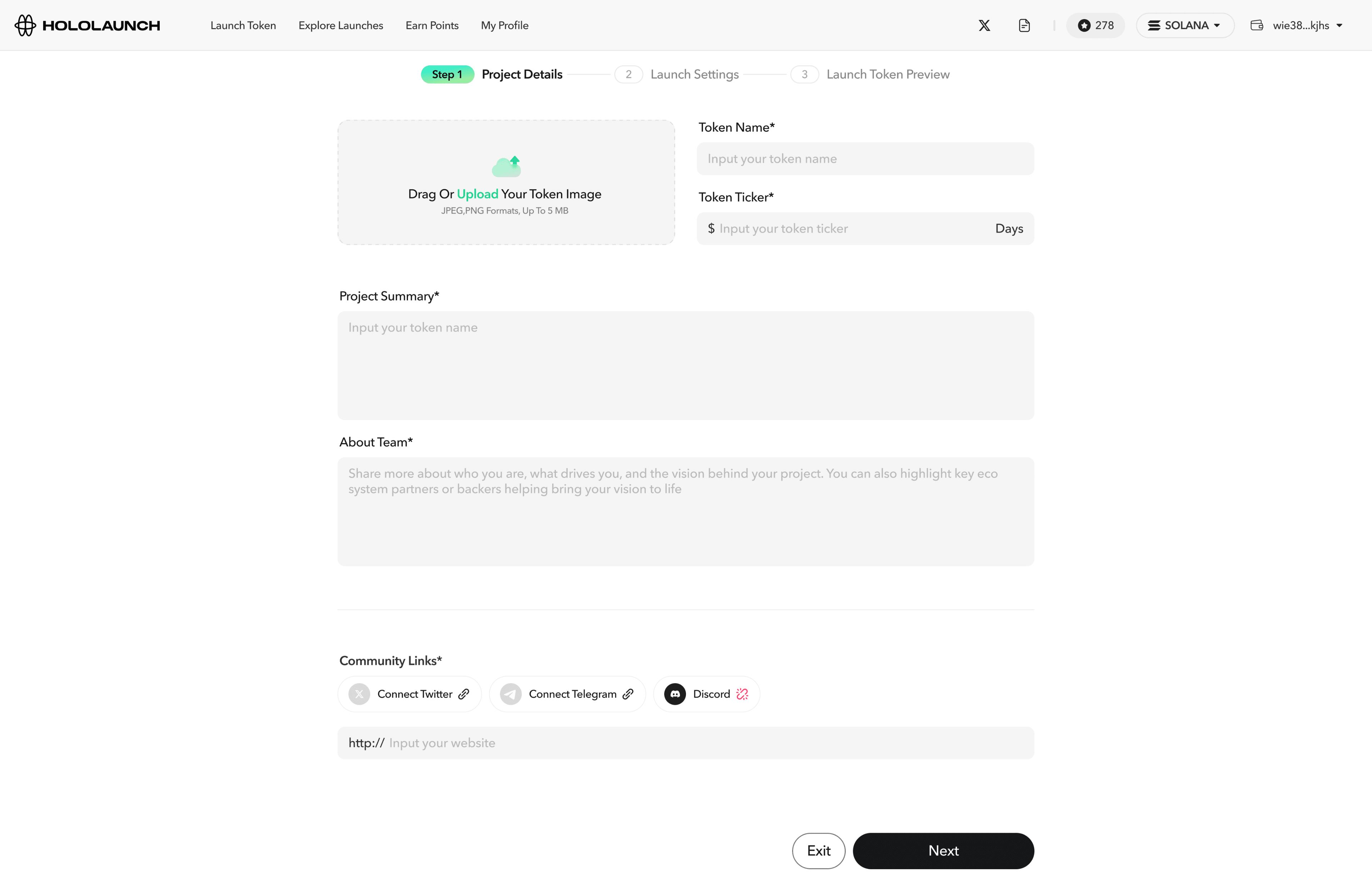 Project launch — review and launch