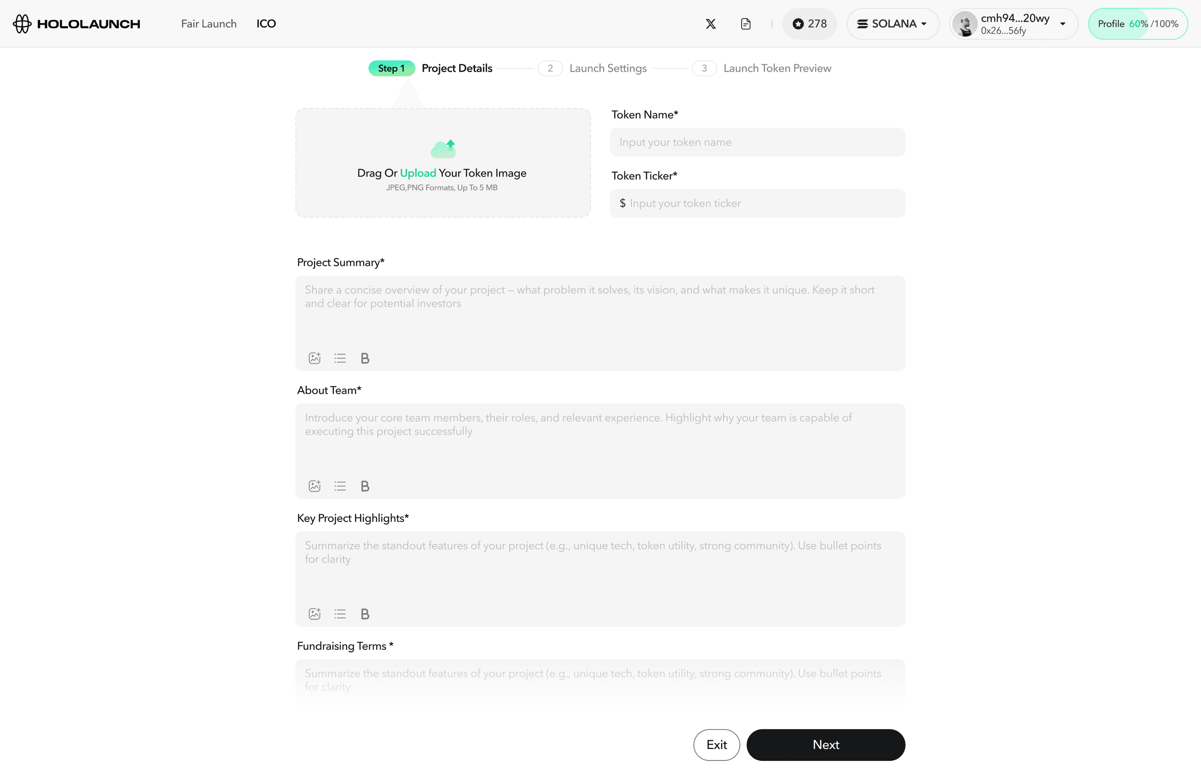 ICO launch — review and launch