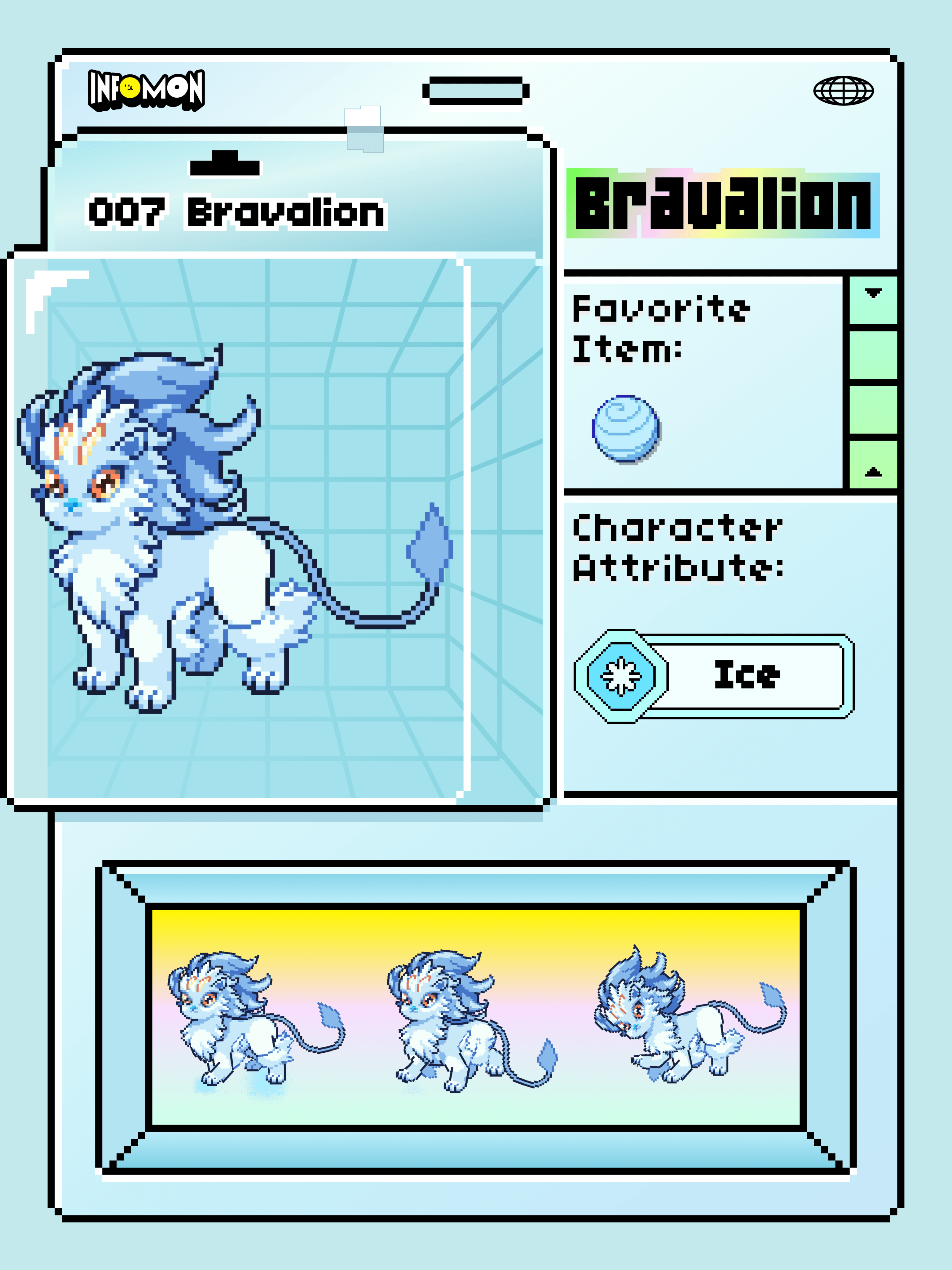 Infomon collectible character card 7