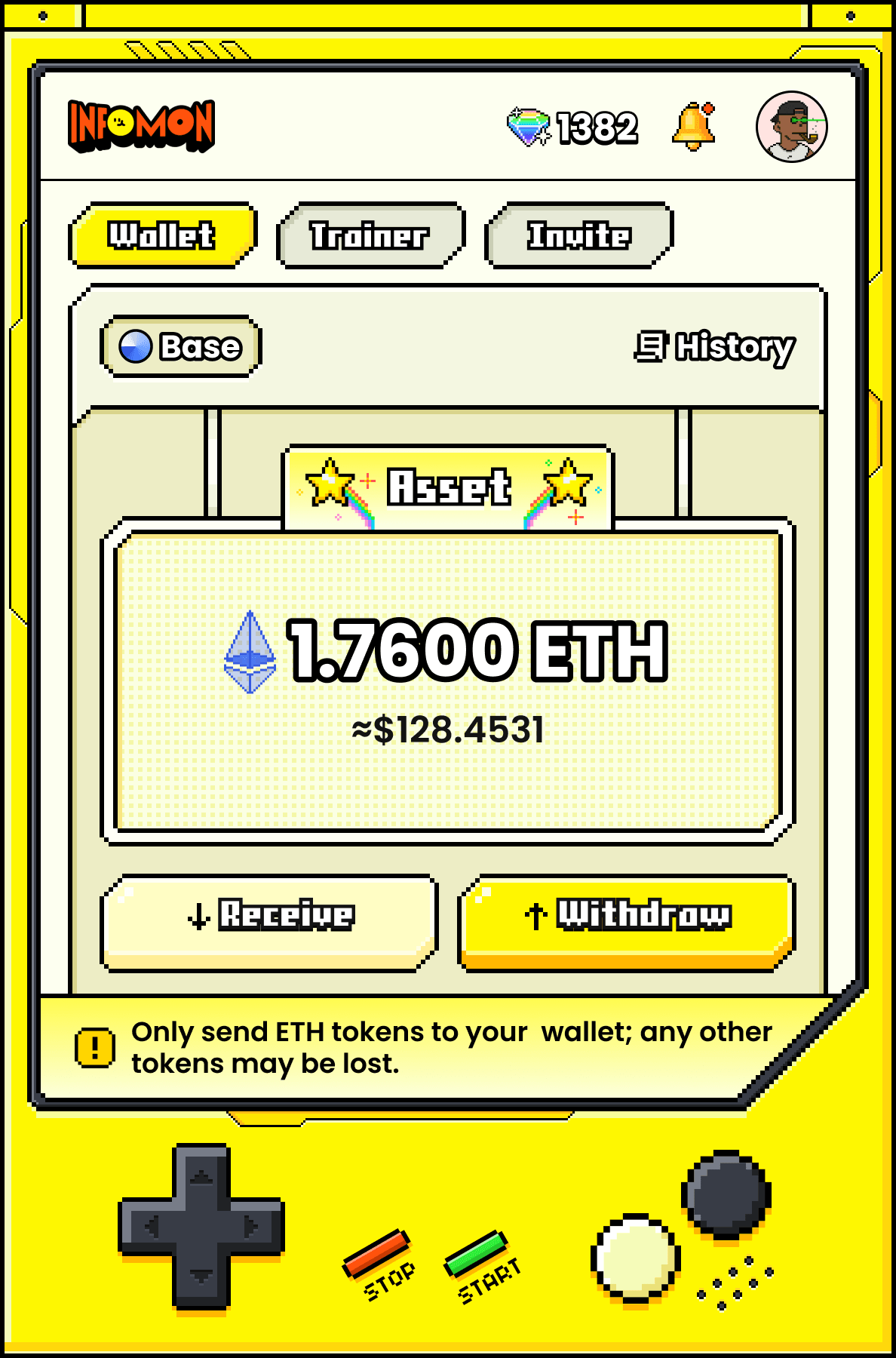 Infomon Game Boy browser extension screen 3