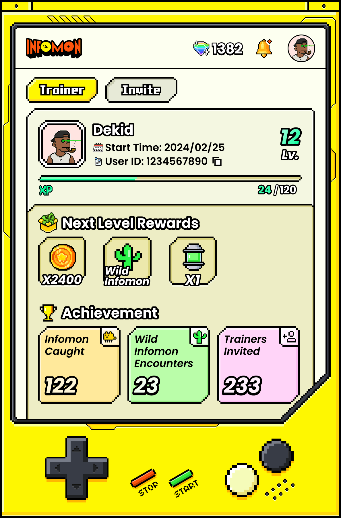 Infomon Game Boy browser extension screen 9