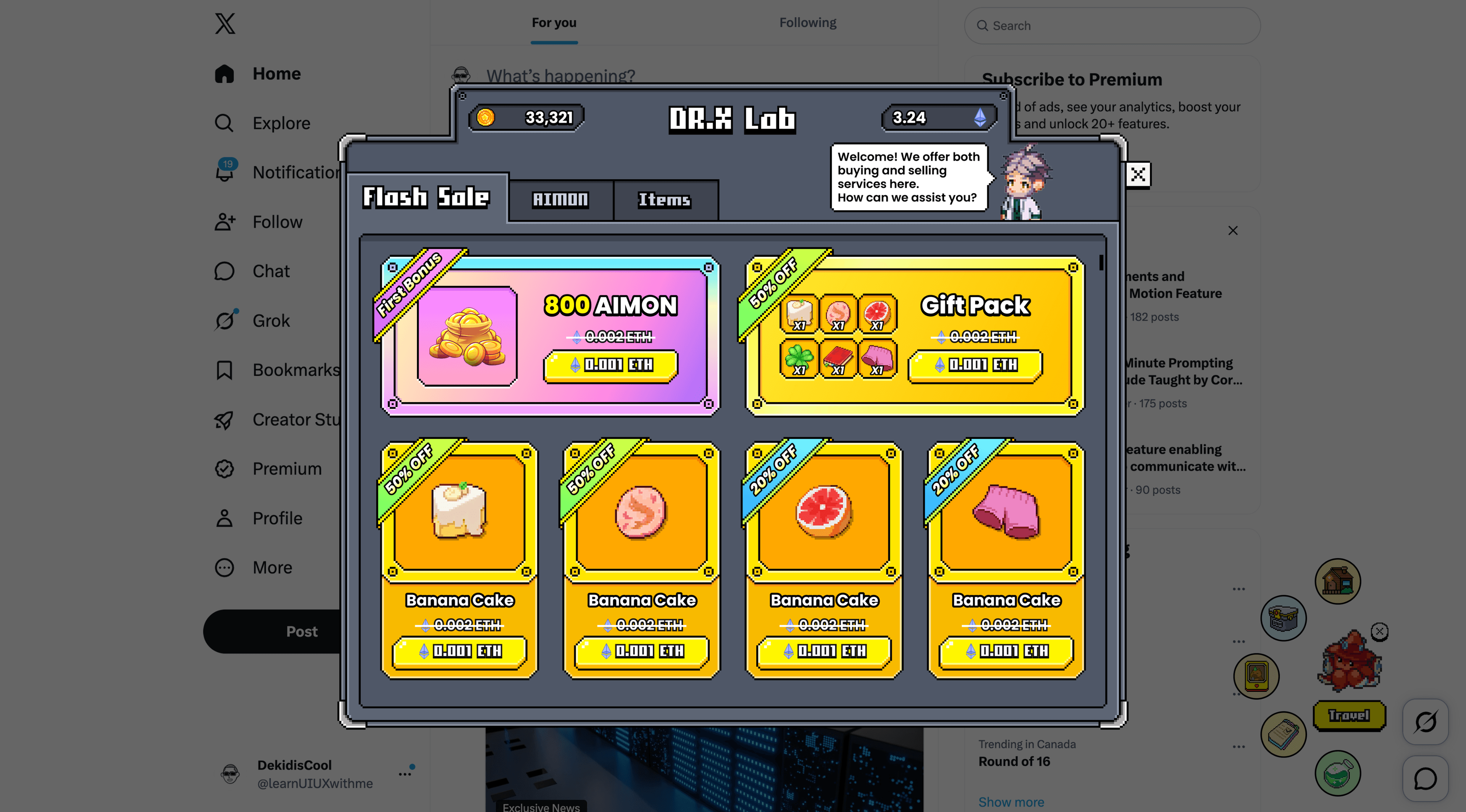Pet progression and marketplace screen 4