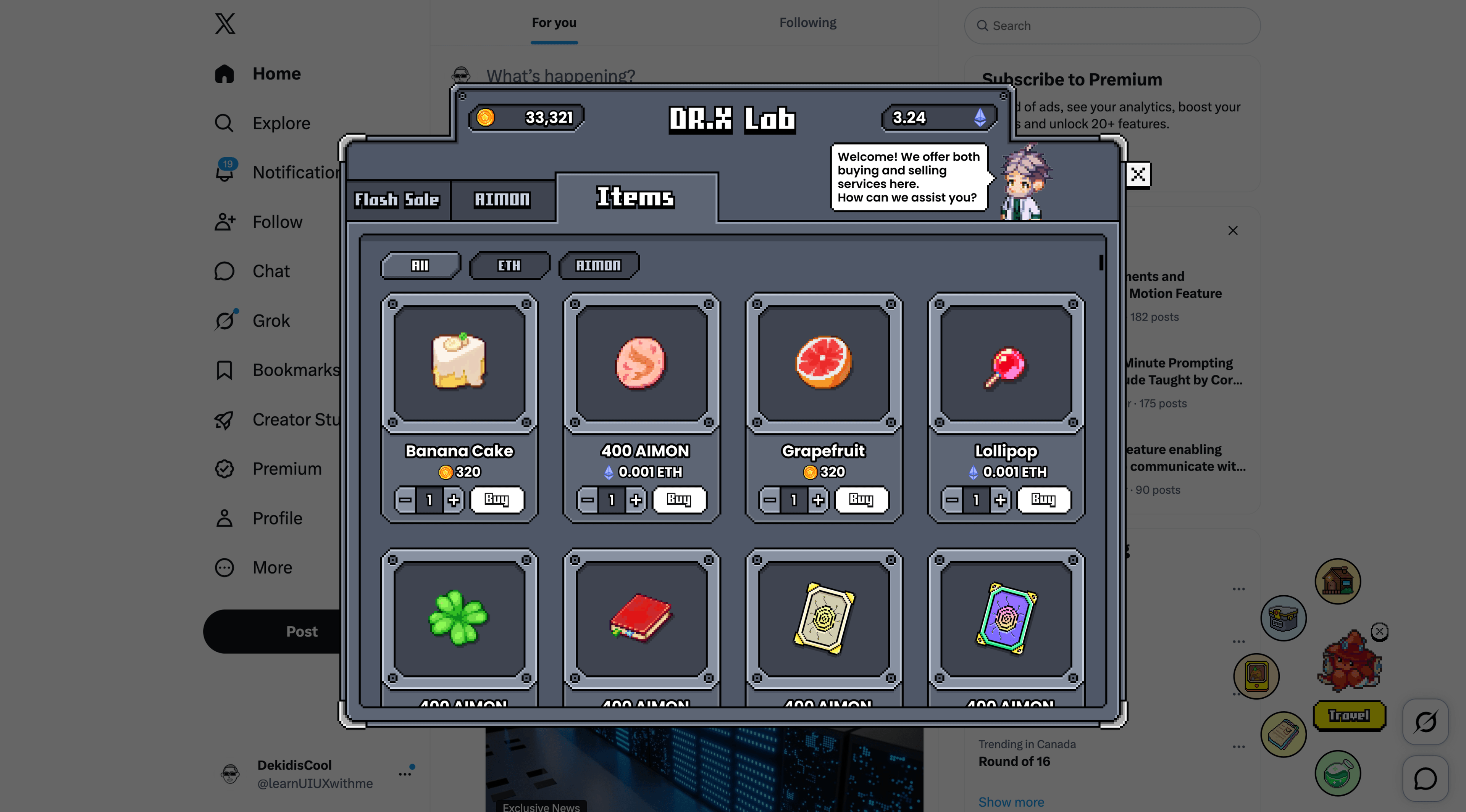 Pet progression and marketplace screen 5