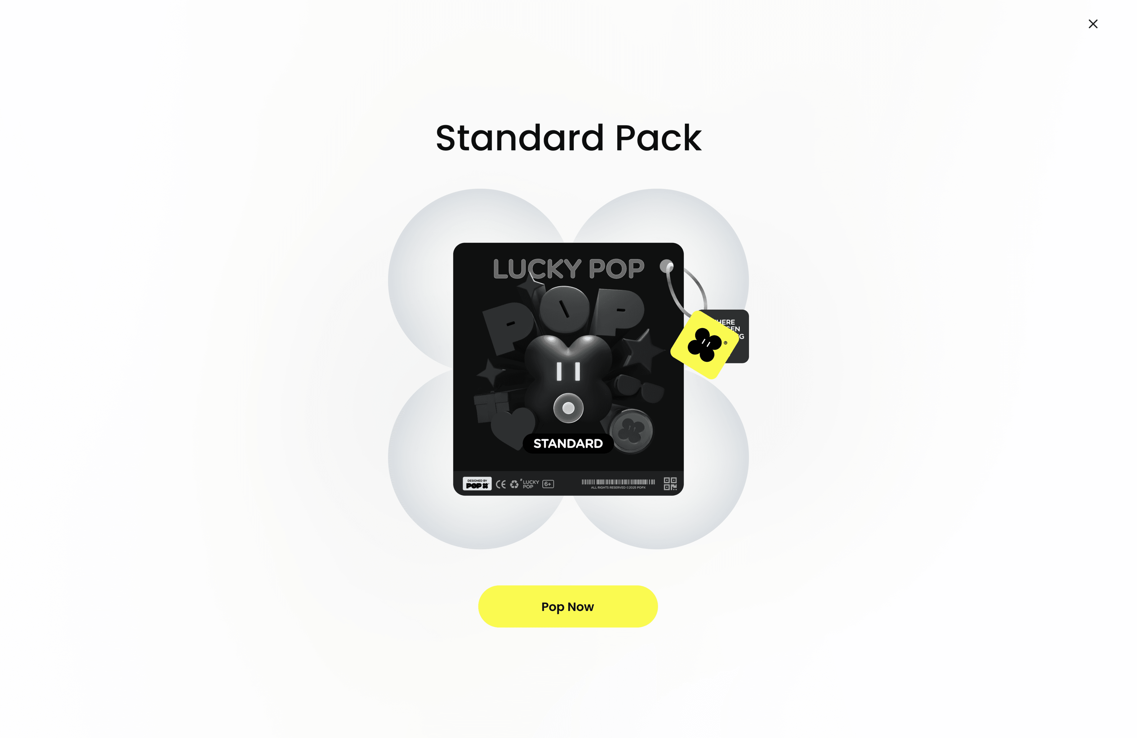 Lucky Pop — reward reveal