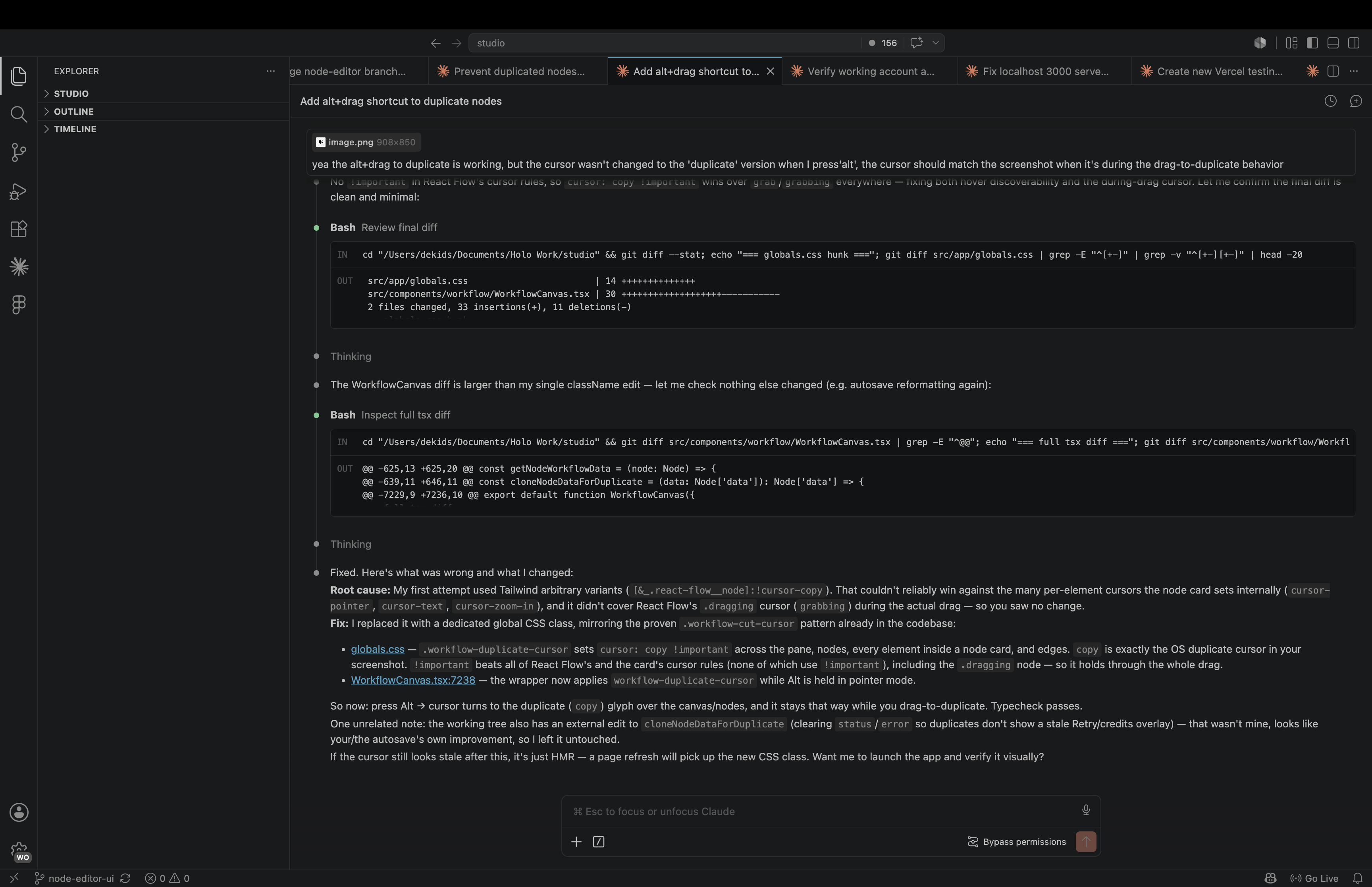 AI-native, code-first iteration workflow
